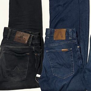 Alberto Jeans 30 W x 32 L Stretch Pipe Fit